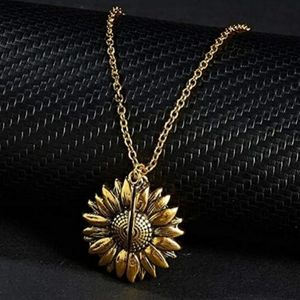 NEWSunflower Necklace for Women  You are My Suns